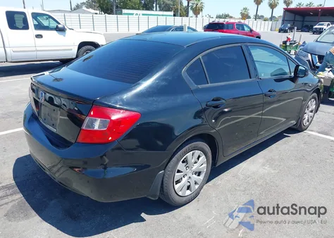 2012 Honda Civic Lx from USA, damaged, VIN 19XFB2F54CE324857